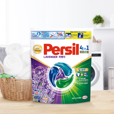 퍼실 디스크 라벤더 세탁세제, 26개입, 1개
