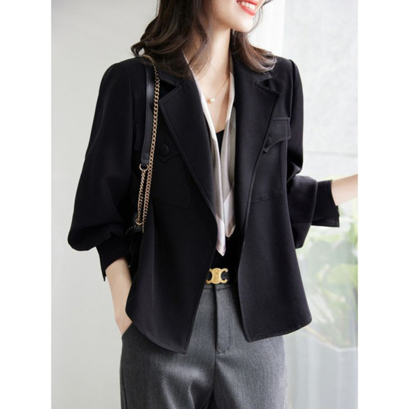 긴팔 정장 캐주얼 데일리 재킷