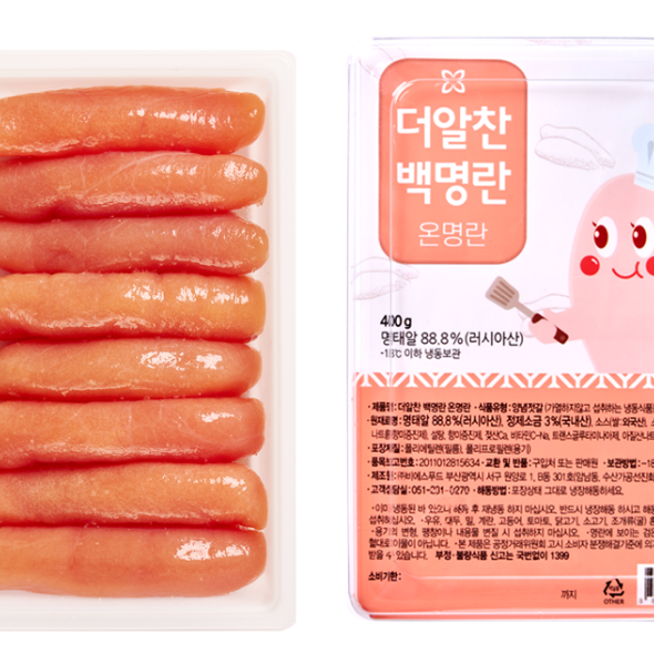 더알찬 백명란 온명란 400g / 실속명란 500g