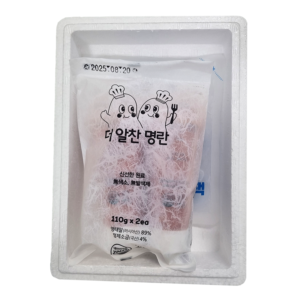 더알찬 튜브명란 220g (110g x 2개입)